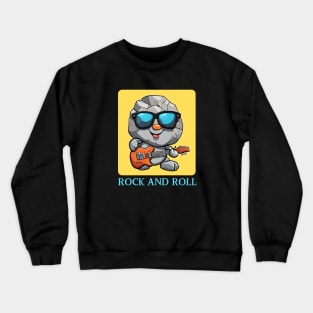 Rock and Roll | Rock Pun Crewneck Sweatshirt